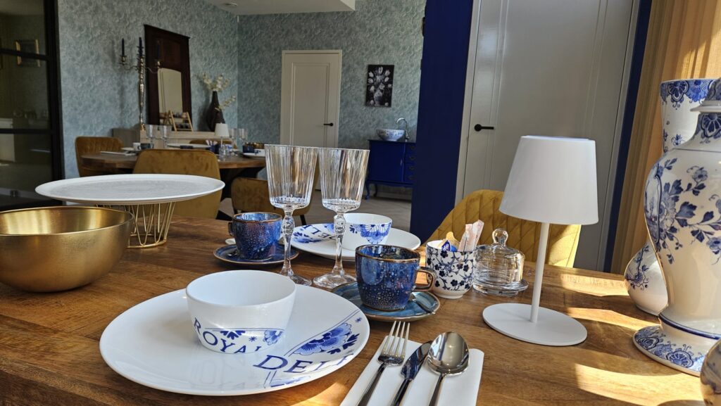 b&b gedekte tafel